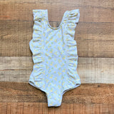 Minnow Lemon Print Ruffle One Piece- Size 2T (see notes, sold out online)
