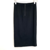 Alice + Olivia Black Pencil Skirt with Side Zipper- Size 2