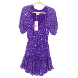 Buddy Love Ultraviolet Ray Smocked Waist Mini Dress NWT- Size XS