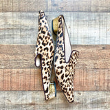 Sam Edelman Animal Print Leather/Fabric Upper Mules- Size 9.5 (see notes, sold out online)