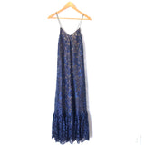 Anthropologie Moulinette Soeurs Navy Lace Maxi Dress- Size 0