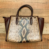Brahmin Aubree Satchel Bag with Dust Bag (LIKE NEW)