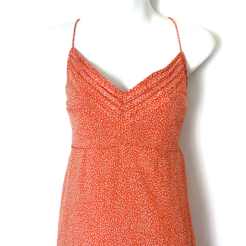 Abercrombie & Fitch Orange Corset Tie Back Dress NWT- Size M – The Saved  Collection