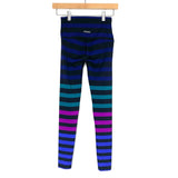 K Deer Izzy Striped Ankle Leggings- Size S (Inseam 24")