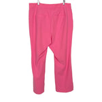 Eloquii Pink Crop Flare Trousers- Size 14 (26" Inseam)