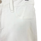 American Eagle White Distressed Raw Hem Ne(X)t Level Stretch Hi-Rise Jeggings- Size 0 Short (Inseam 26.5” , see notes)