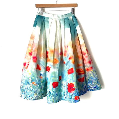 Chicwish Tulip Pleated Midi Skirt- Size S