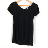 Left of Center Black with Criss Cross Back Top- Size XS