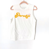 Fifth Sun White “Paradise” Tank Top- Size S