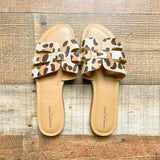 American Eagle Animal Print Hair Sandals- Size 7