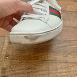 Pre-Owned Authentic Gucci Women's Ace Leather Sneakers- Size 36.5 (US 6.5)