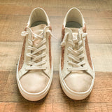 Dolce Vita Rose Gold Glitter Slip On Sneakers- Size 7.5
