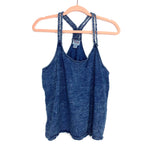 Mossimo Supply Co Blue Racerback Braided Tank Top- Size XL