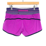 Lululemon Purple Speed Shorts- Size 4