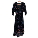 Eliza J Velvet Floral Faux Wrap Dress NWT- Size 14