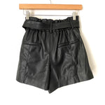 BlankNYC Faux Leather Shorts- Size 25