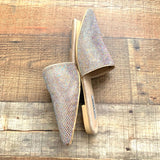 Cape Robbin Nude Rhinestone Mules- Size 7.5 (See Notes)