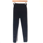 Yummie Black Velvet Legging- Size M (Inseam 26.5”)