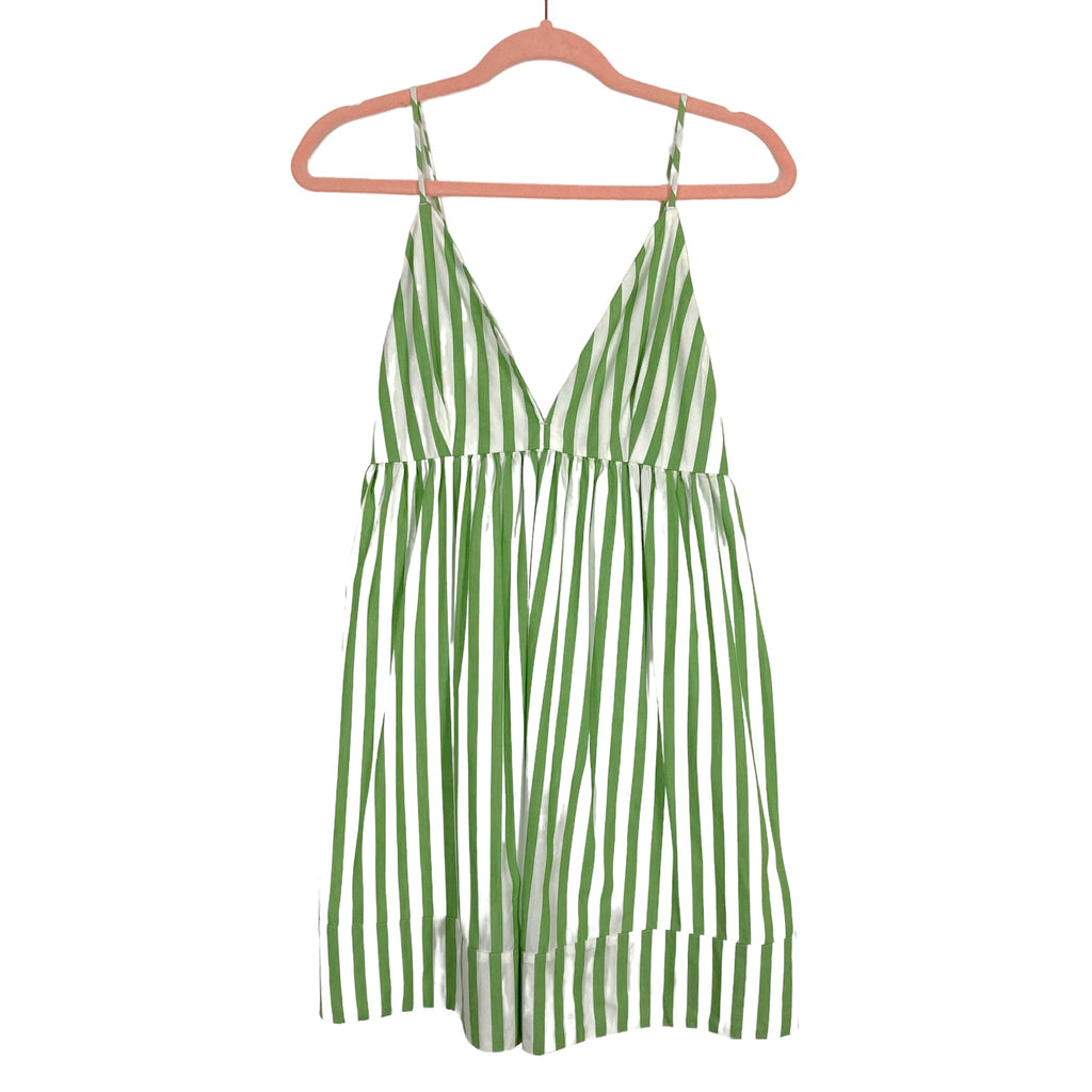 Abercrombie & Fitch Green/White Striped Babydoll Dress- Size S The Saved Collection Abercrombie & Fitch Green/White Striped Babydoll Dress- Size S The Saved Collection