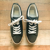 Dolce Vita Black Leather Sneakers- Size 7.5 (LIKE NEW)