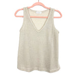 Vestique Tan Waffle Knit Tank Top- Size M