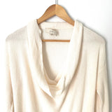 Loft Cream Cowl Neck Sweater- Size XS