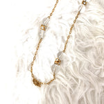 J Crew Clear Beaded Necklace
