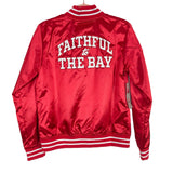 Mitchell & Ness Throwbacks NFL Satin Red 49ers Jacket NWT- Size XS (sold out online)