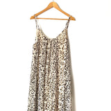Aura Ivory Leopard Pocket Maxi Dress- Size L (sold out online)