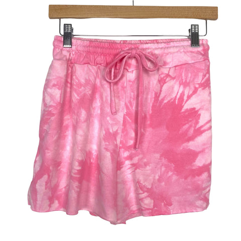 Buddy Love Pink Tie Dye Lounge Shorts- Size S