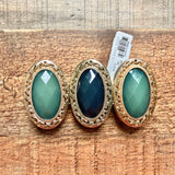 New York & Company Teal/Green/Gold Segmented Bracelet NWT