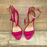 Antonio Melani Magenta Open Toe Heels- Size 6.5
