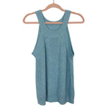 No Brand Blue Open Knit Sweater Tank and Shorts Lounge Set- Size XL (sold as a set)