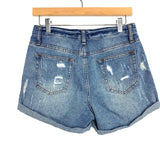 Blank Paige Distressed Denim Shorts- Size S