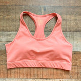 Gold Elite Coral Padded Sports Bra- Size XL (we have matching biker shorts, see notes)