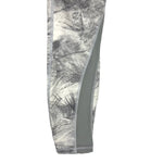 Lululemon Gray/White Pattern Mesh Detail Leggings- Size 4 (Inseam 26”)