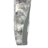 Lululemon Gray/White Pattern Mesh Detail Leggings- Size 4 (Inseam 26”)