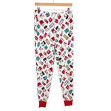 Secret Treasures Present Print Pajama Set- Size S (sold as set)