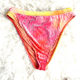 Dippin' Daisy's Ombre High Waisted Cheeky Bikini Bottoms- Size 1X (BOTTOMS ONLY) see notes