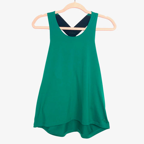 Champion Green and Black Strap Tank Top- Size M