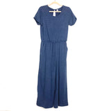 Old Navy Blue Drawstring Waist Jumpsuit- Size M (see notes)