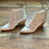 Sam Edelman White Western Booties- Size 7 (see notes)