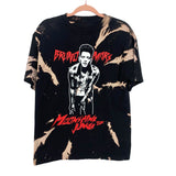 No Brand Black Acid Wash Bruno Mars Moonshine Jungle Tour T-Shirt- Size ~M (See Notes)