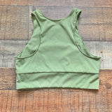 It's Now Cool Olive High Neck Top- Size S (we have matching shorts)