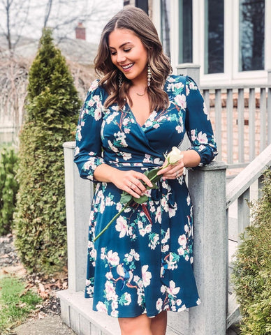 eliza j dresses green floral 4