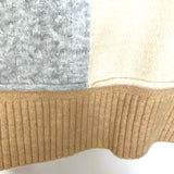 Entro Tan White Grey Sweater NWT- Size S (See Notes)