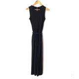 Banana Republic Black Modal Cropped Jumpsuit- Size 0