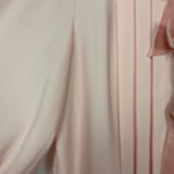 Halogen x Atlantic - Pacific Light Pink Bow Pleated Blouse- Size L (See Notes- blouse went viral and sold out in 5min)