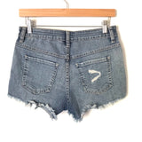 JustUSA Distressed Button Up Cutoff Shorts- Size S