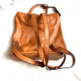Sole Society Brown Vegan Leather Backpack